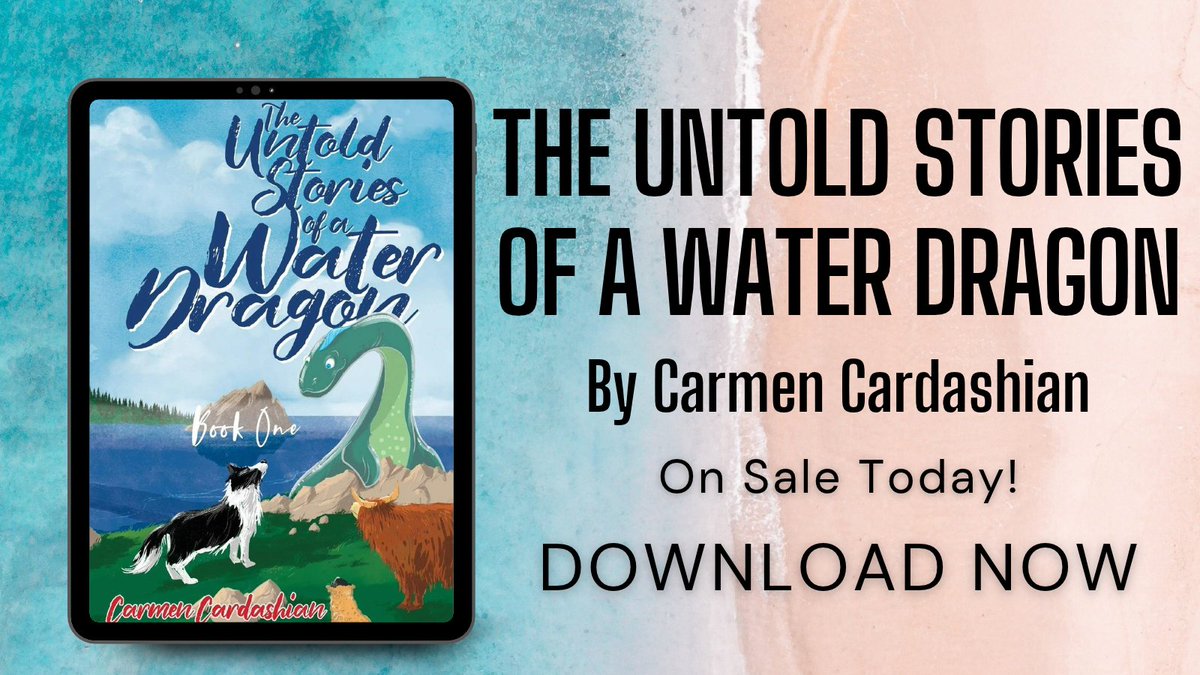 Pixelscroll's tweet photo. What is it like to befriend farm animals? Find out in Carmen Cardashian's The Untold Stories of a Water Dragon. #BooksForKids https://t.co/fKBZEX7tka https://t.co/ugQlo0ejlJ