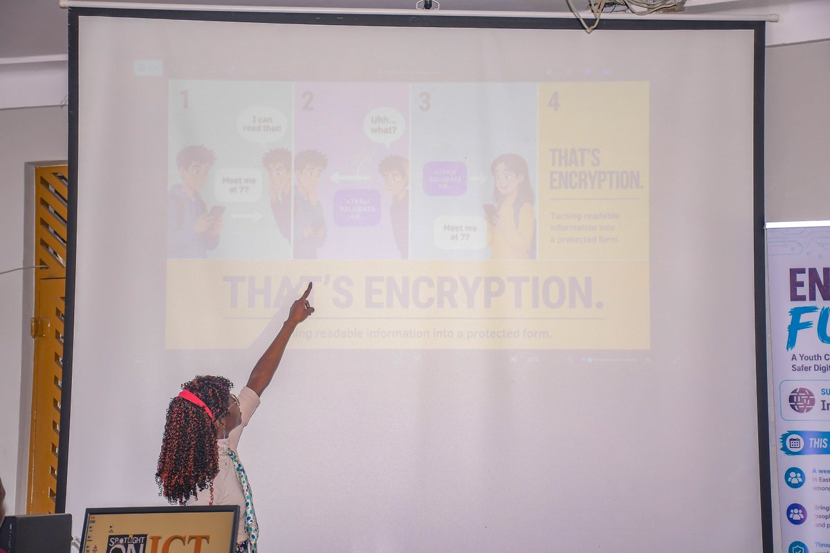 reclaiming69594's tweet photo. Happy Global Encryption Day!

At Imagined Spaces Initiative (ISI), we believe that a safer digital world begins with empowering the next generation. To celebrate today, we successfully hosted Encrypted Futures: A Youth Civic-Tech Lab for Safer Digital Participation in Busia, Uganda! 🇺🇬

This special Encryption Day Grant Activity brought together brilliant young minds, including:

• Young civic actors
• Community journalists
• Bloggers
• Civil society communicators

Through hands-on encryption awareness, practical digital safety skills, and youth leadership training, we are actively building local capacity for secure online participation. 

When young change-makers understand how to protect their data, they can advocate for their communities safely and effectively.

A massive thank you to our incredible partners, the @globalencrypt and the @ISOC_Foundation , for their vital support in making this initiative possible.

Together, we are securing our digital rights and shaping a safer, encrypted future for all! 

@48percent_org @UgBritish @UCC_Official @8TechConsults
