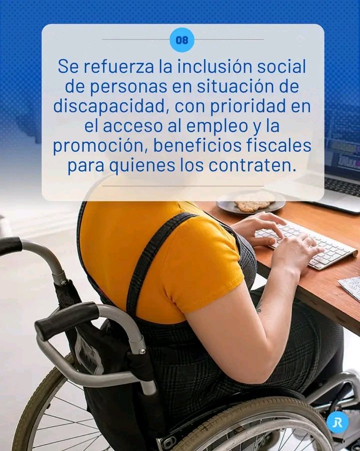 MTSS_CUBA's tweet photo. Inclusión laboral y protección a las personas en situación de discapacidad.
El Código refuerza la inclusión laboral de las personas en situación de discapacidad y establece su prioridad para el acceso al empleo.
#MtssCuba https://t.co/G4wdr0URkK