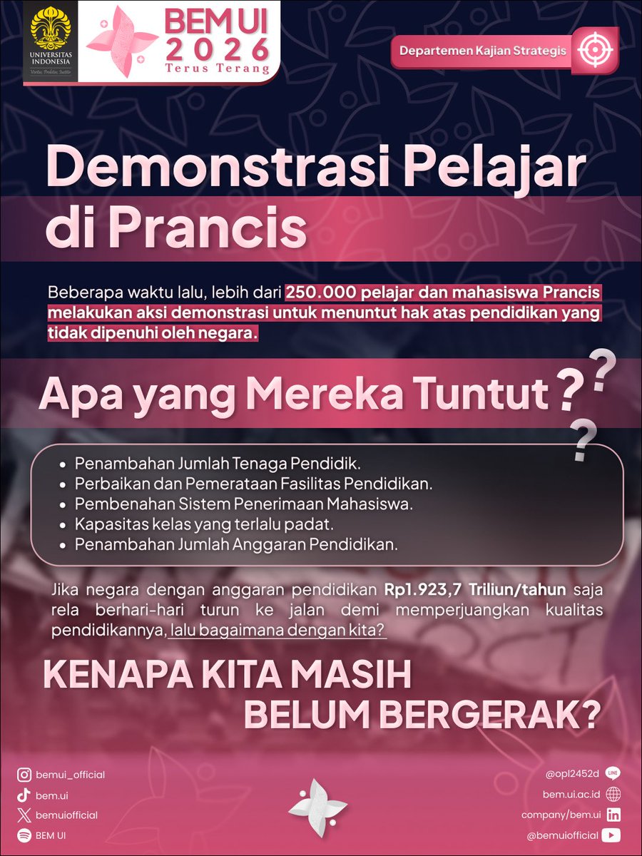 bemuiofficial's tweet photo. PRANCISKAN INDONESIA! https://t.co/O0X70Ti95N