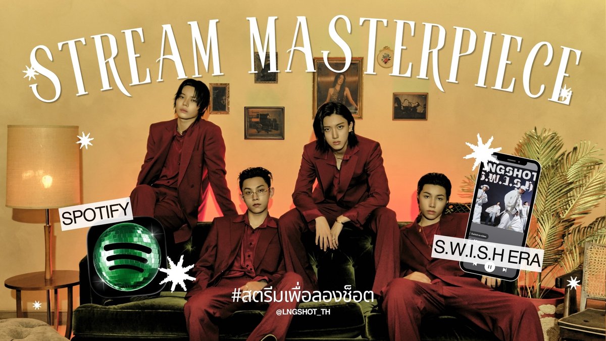 LNGSHOT_TH's tweet photo. #สตรีมเพื่อลองช็อต SPOTIFY PLAYLIST 
 
🎵 MASTERPIECE 1 hr 
https://t.co/JsDMdXJpJ3

สำหรับใครที่ใช้ Spotify กดเซฟเพลย์ลิสต์ของทางบ้านเบสไปฟังกันได้นะคะ มาสเตอร์พีซกันไปเลย 1 ชม. ค้าบ 🤞🏻🖼️

#LNGSHOT #롱샷 #LNGSHOT_TH https://t.co/o8ue2Xc0Sd