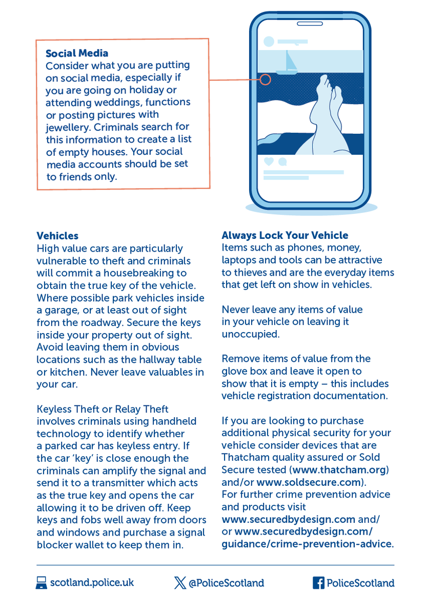 PSOSEdinburgh's tweet photo. With the clocks going back this Sunday, 25th October, check your home security.

☑️ Check lights and CCTV
☑️ Secure garden gates, sheds and garages
☑️ Lock away tools and bikes
☑️ Check door and window locks

For more advice, read the first comment. https://t.co/TpvZhKA6D9