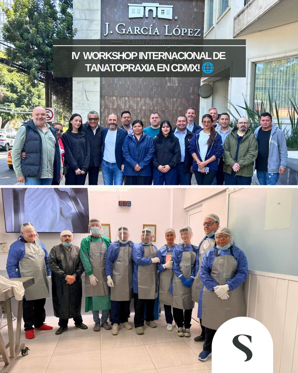 SortemDelivery's tweet photo. 🌐🌐🌐 Primer día del IV Taller Internacional de Tanatopraxia organizado en Ciudad de México con la participación de profesionales de 🇭🇳 Honduras, 🇲🇽 México, 🇵🇹 Portugal, 🇩🇪 Alemania y 🇪🇸 España.

#EmbalmingWorkshop #CDMXTraining #GlobalEducation #sortem #fiatifta #JGarciaLopez https://t.co/SKZpXZfEaW