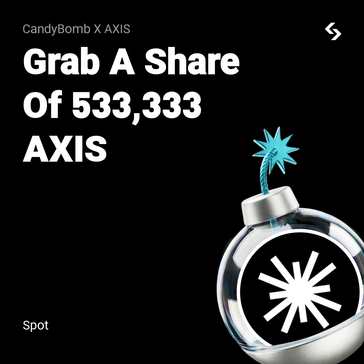 bitget's tweet photo. A new CandyBomb Carnival is live on Bitget, with 533,333 AXIS in rewards!

🗓 Oct 21, 13:00 – Oct 28, 13:00 (UTC)

🔗 https://t.co/gEcAfR5lxK

Details: https://t.co/eESfFFmL6A https://t.co/zqer9tF1G8