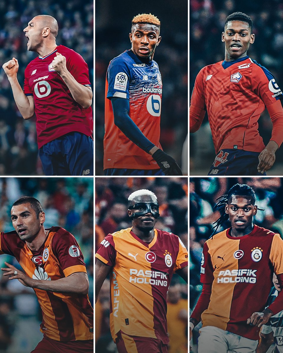 Ligue1_ENG's tweet photo. Players who represented both Lille and Galatasaray 🔥 https://t.co/pZZXgJro2y