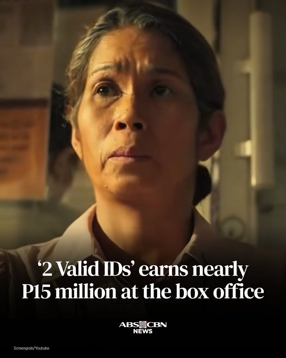 ABSCBNNews's tweet photo. Have you already watched "2 Valid IDs"? #Newsapan

Read: https://t.co/FWSIEZAuVX https://t.co/eK3cvPLCYx