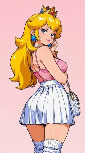 _RipePeach_'s tweet photo. Peach out and about her on the way to an important meeting.

5mins into said meating she’s promising to work the toads extra hard to double shroom exports at no cost. 

she’s such a smart girl 🥰

//Dm open. https://t.co/dWJjxGOVp6