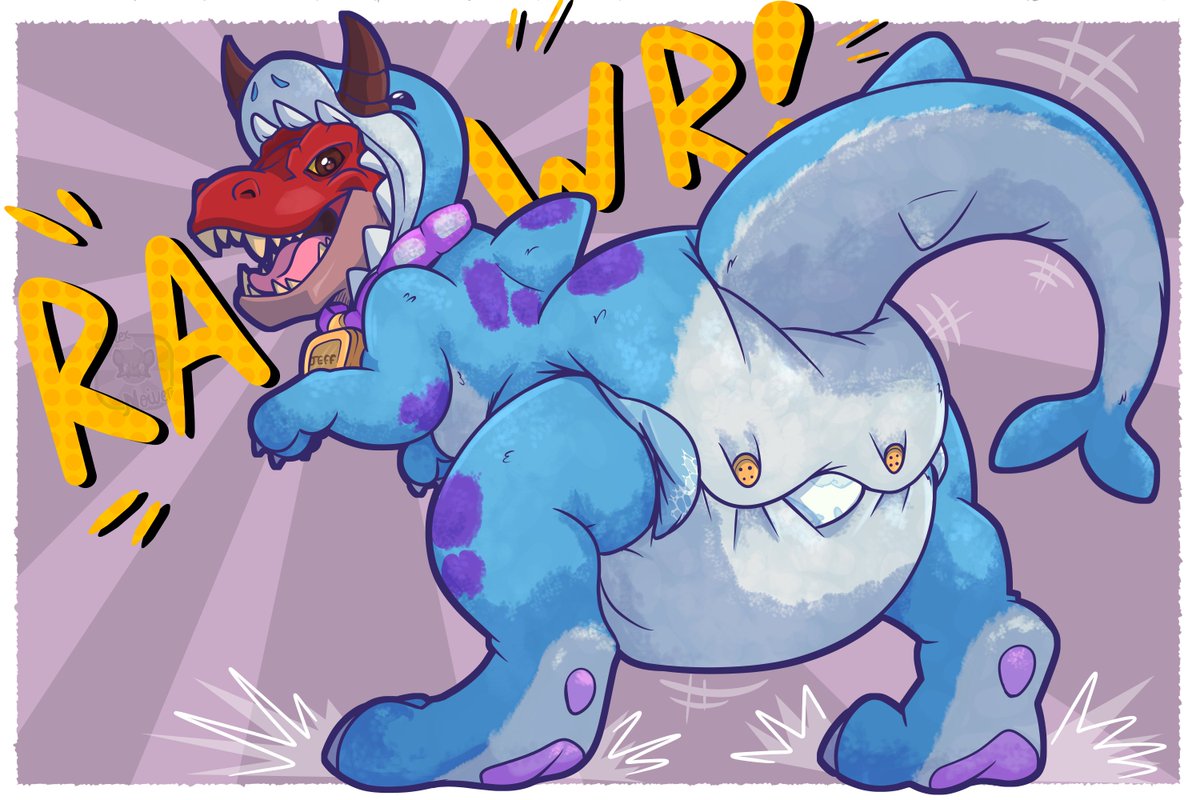 AlexNoiver's tweet photo. biggers dino diaper butt!!!🦖
I wanted to test out some new custom brushes I made to get a soft, velvety texture! 
#diaperfur #diaperart #abdl #diaper #wetdiaper #messydiaper https://t.co/FjF7xoYOGD