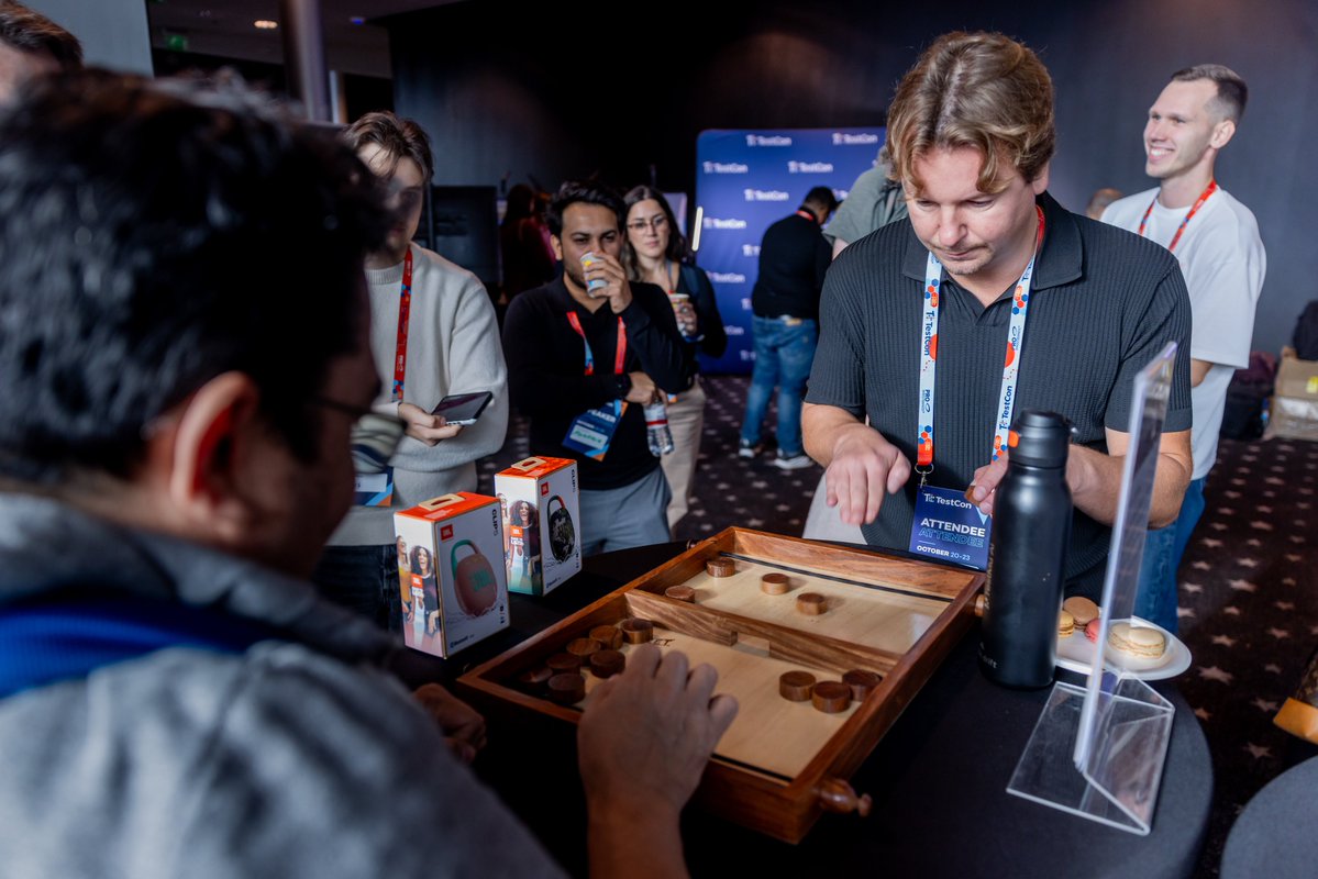 TestConEurope's tweet photo. 🚀 What an incredible 1st day of the TestCon Europe 2026!

Day 1 was filled with inspiring talks, valuable insights, great conversations, and amazing energy from our testing community! 
🎉 And the best part? We're just getting started! 

See you tomorrow! 🔥

📷 : Maarten Schuth https://t.co/mWg7hNY15v