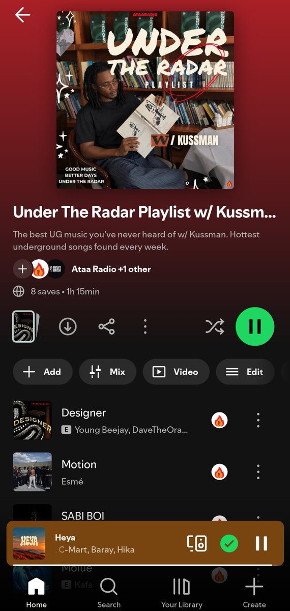 AtaaRadio's tweet photo. 🚨 OUR 'UNDER THE RADAR' PLAYLIST JUST GOT AN UPDATE!! 🎧🔥

More gems from the underground scene, featuring; @SSSoundgawd, @0ctobersrich, @_codawho, @whereisemdrey, @t00_flyyy, @CHIEFEZFRMKCT, @zaylevelten, @scottyolorin, @Txmmyily, @solana_tii, @fimiwiththeflow & more!!

Curated w/@kusssman 🤝

TAP IN, SAVE THE PLAYLIST AND PUT YOUR FRIENDS ON!!🔥🌶️
https://t.co/LjUYQFCzJV