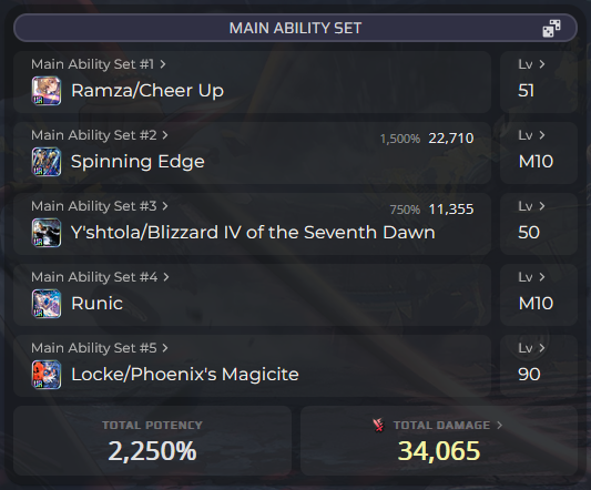 DissidiaDB's tweet photo. [Set Builder Update]
✦ Player Card preview added to the customize screen.
✦ Added raw damage calculation to the Main Set block
✦ Updated the Set Optimizer to display percentages next to stats and added a damage row.

https://t.co/CGGeiOTDH2
#DISSIDIA #DDFF https://t.co/3SxLhgec6a