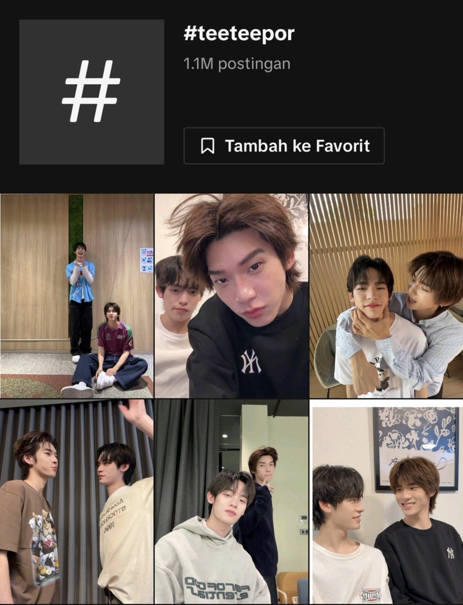 PMskk15's tweet photo. #teeteepor become the most used DMD couple hashtag on tiktok !!! https://t.co/1Wo2hMIS6F