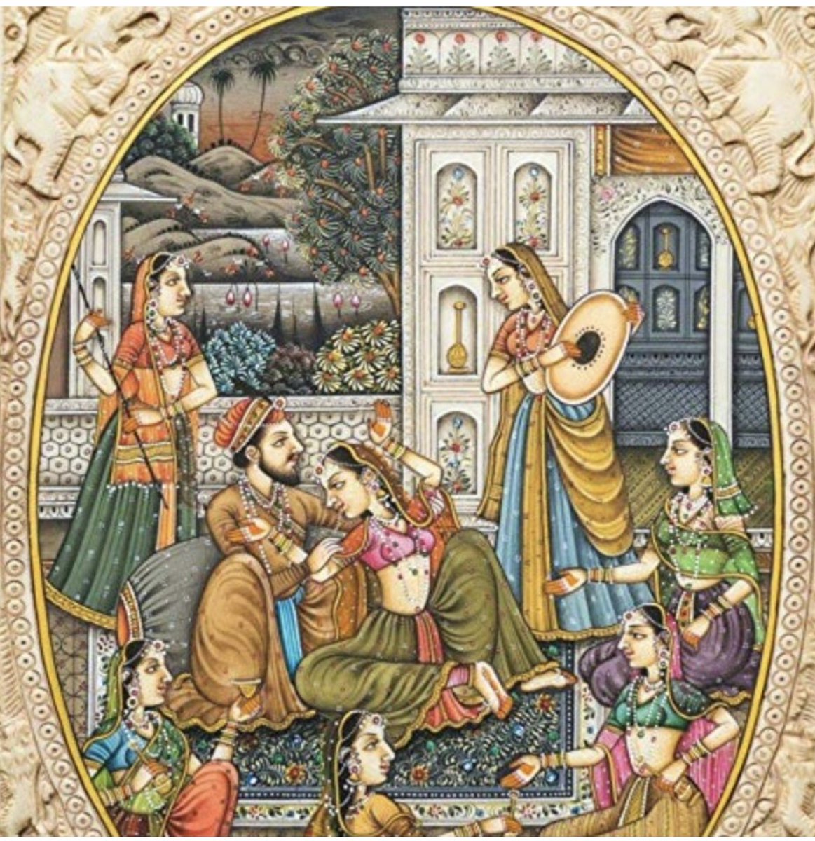 Da___Engineer's tweet photo. Mugal Haram me Ozar pooja se pehle ka naach. https://t.co/lYsTLbefoc