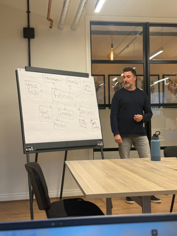 PurplexUK's tweet photo. What does it take to market building products well? Knowing the industry inside and out. 🧠

Thanks to Sam Cross for training our team on construction and fenestration this week! 🌟

In the industry? Let’s talk. 

#PurplexMarketing #ConstructionMarketing #Fenestration https://t.co/Y3UG1uM4SF