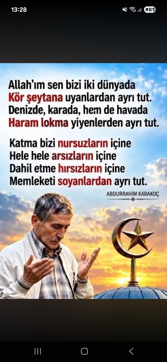 erk7467's tweet photo. Amin..
Karakoç gibi milyonlarca yürek gerek bize.. https://t.co/xFly0tj6mU