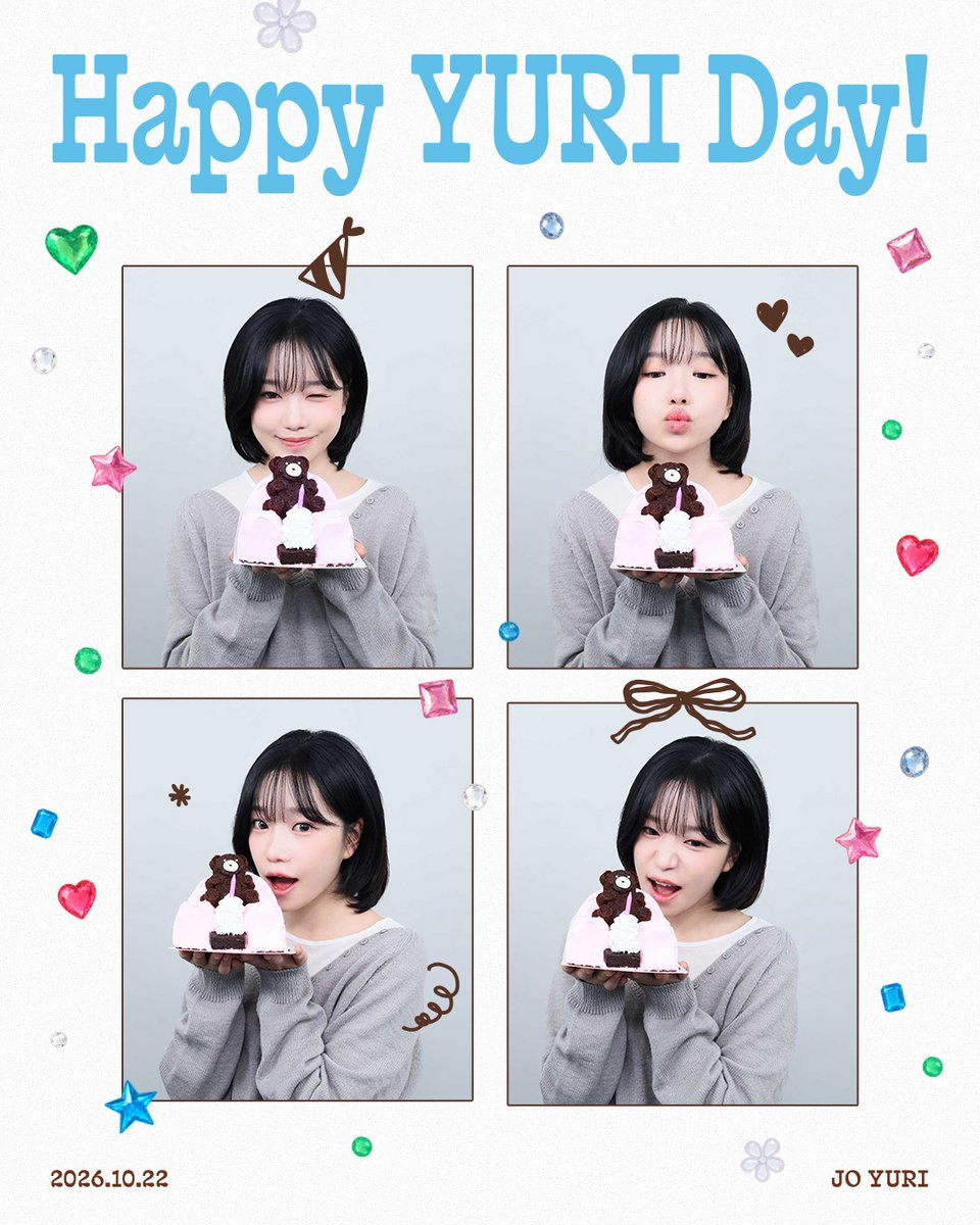 JOYURI_offcl's tweet photo. 조유리(JO YURI) | HAPPY YURI DAY

유리의 생일을 진심으로 축하합니다🧸🪽

#조유리 #JOYURI #チョユリ
#HAPPY_YURI_DAY https://t.co/jTXac6DQRQ