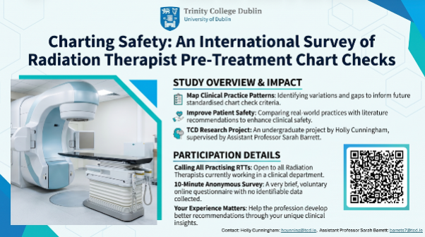 Sarah_Barrett_1's tweet photo. 📢 Radiation Therapists! How do you approach pre-treatment chart checks?
🔹 100% Anonymous Survey🔹 Completely Voluntary
Pls RT and share with your clinical networks to help us reach RTTs globally! 🔄
#RadiationTherapy #RTT #RadOnc #MedPhys #CancerCare #RadiationTherapist https://t.co/80ywLdIykQ