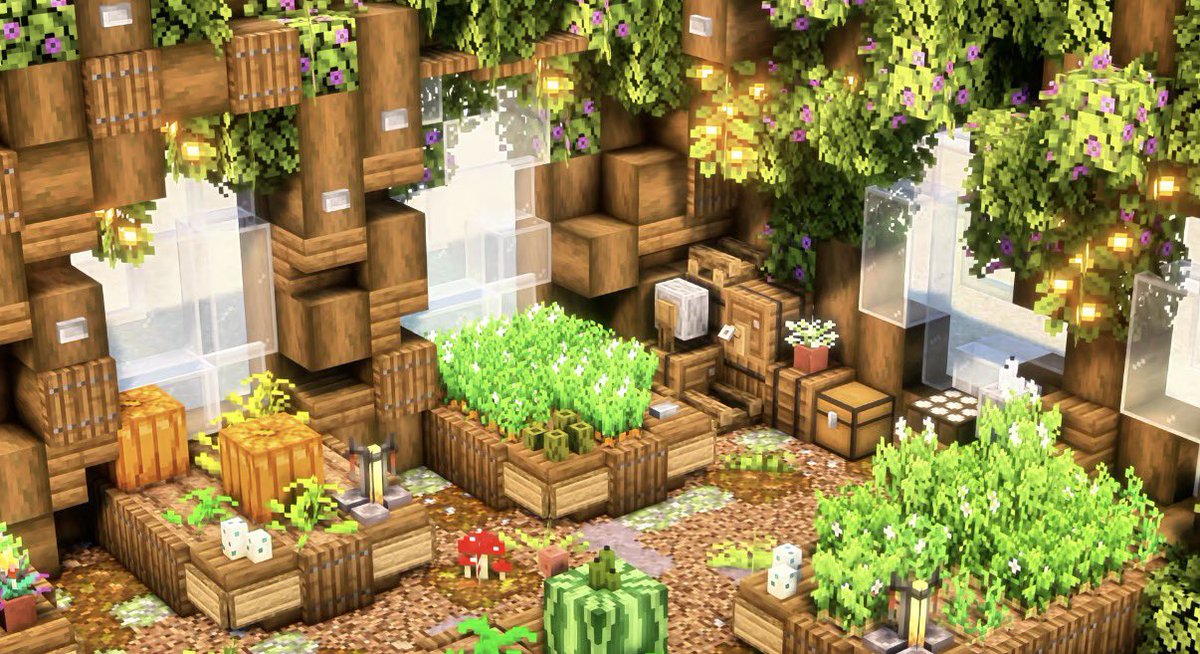heheisig's tweet photo. Blooming Flower Farm Interior Showcase in Minecraft https://t.co/mMSs25YKZR