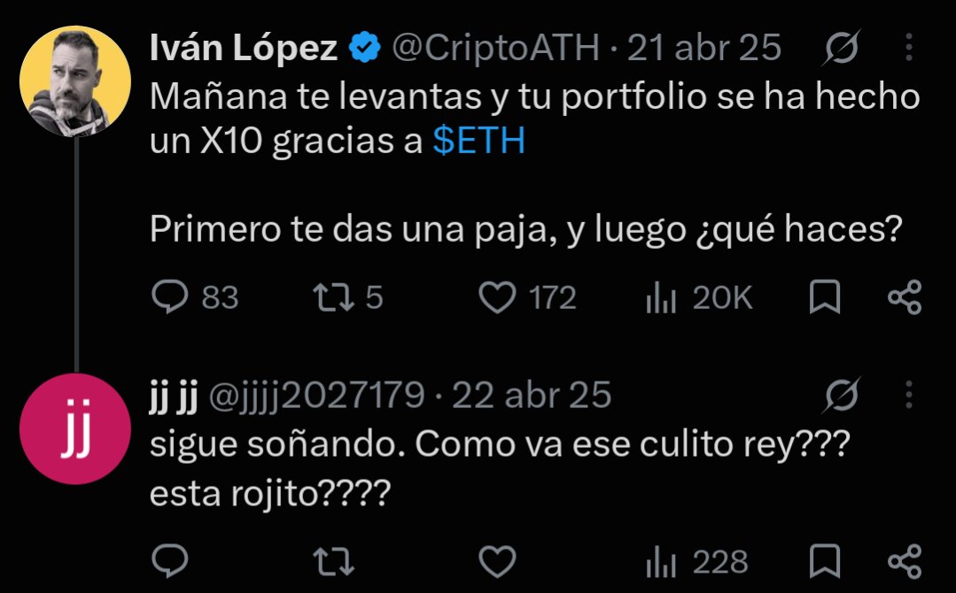 CriptoATH's tweet photo. Ya sé lo que vais a decir: ni caso, es un papanatas, etc. Todo eso ya lo sé. 

Pero me genera curiosidad ponerle cara a este tipo de gente que pierde el tiempo en odiar a otro durante años. Día tras día. 

Ese mal se convierte en patología (física y mental).

Avisaos quedáis. https://t.co/CUaXTEgDzz