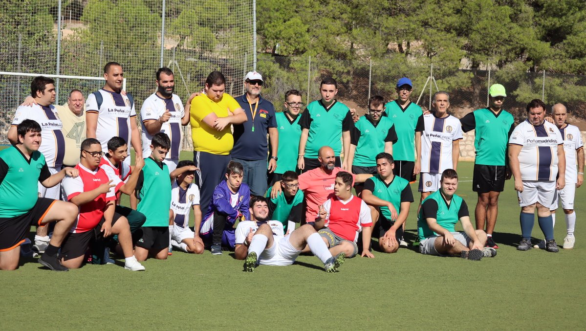 DeportesLorca's tweet photo. ⚽La Federación de Deportes para Personas con Discapacidad Intelectual de la Región de Murcia Fedemips R.M.   celebra hoy en Lorca su jornada escolar de fútbol 7 con dos sedes: el C.D. Ginés Antonio Vidal-La Torrecilla y el campo de fútbol de Los Tollos, en la pedanía de La Hoya. https://t.co/eKNElBxz8P