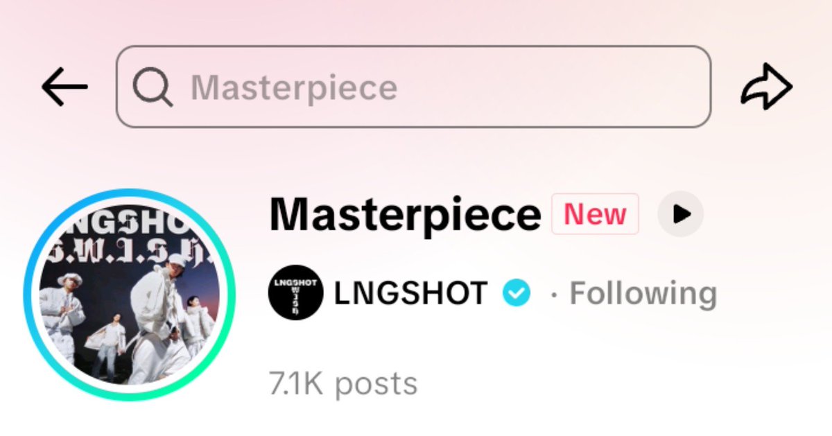 LngshotChart's tweet photo. "Masterpiece" sound has surpassed 7,000 posts on TikTok.

#LNGSHOT https://t.co/GteLwQRimS
