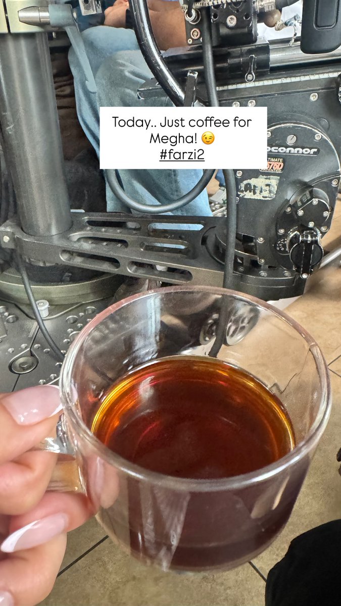 ChennaiTimesTOI's tweet photo. #RaashiiKhanna is back in action as Megha Vyas, shooting for #Farzi2. 🎬✨ 

#BehindTheScenes #BTS https://t.co/Vh64eUNwu7