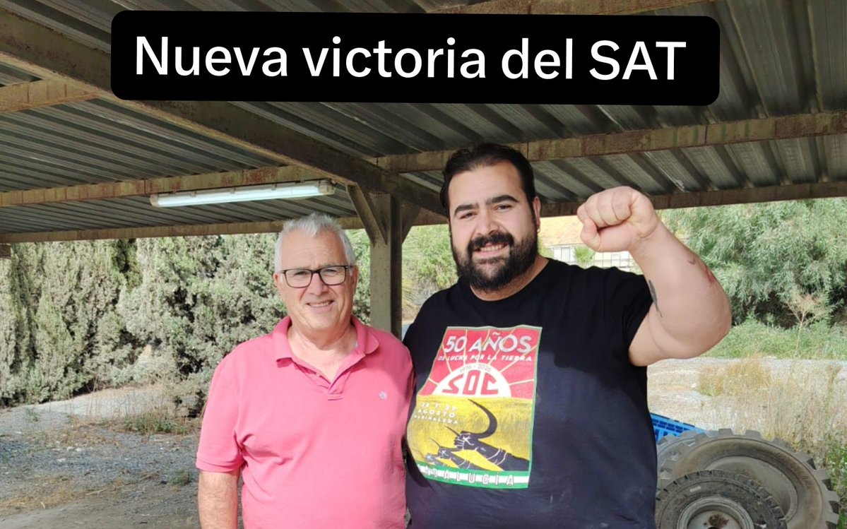OscarReina23's tweet photo. Nueva victoria del SAT en otras Elecciones Sindicales. En la empresa Guadaíra Medioambiental. Seguimos luchando sin rendirnos, defendiendo desde abajo y con la Clase Trabajadora lo que otros pretenden robarnos en los despachos. 
¡Viva el SAT! ¡Viva Andalucía Libre! https://t.co/mbrHPdGBeF
