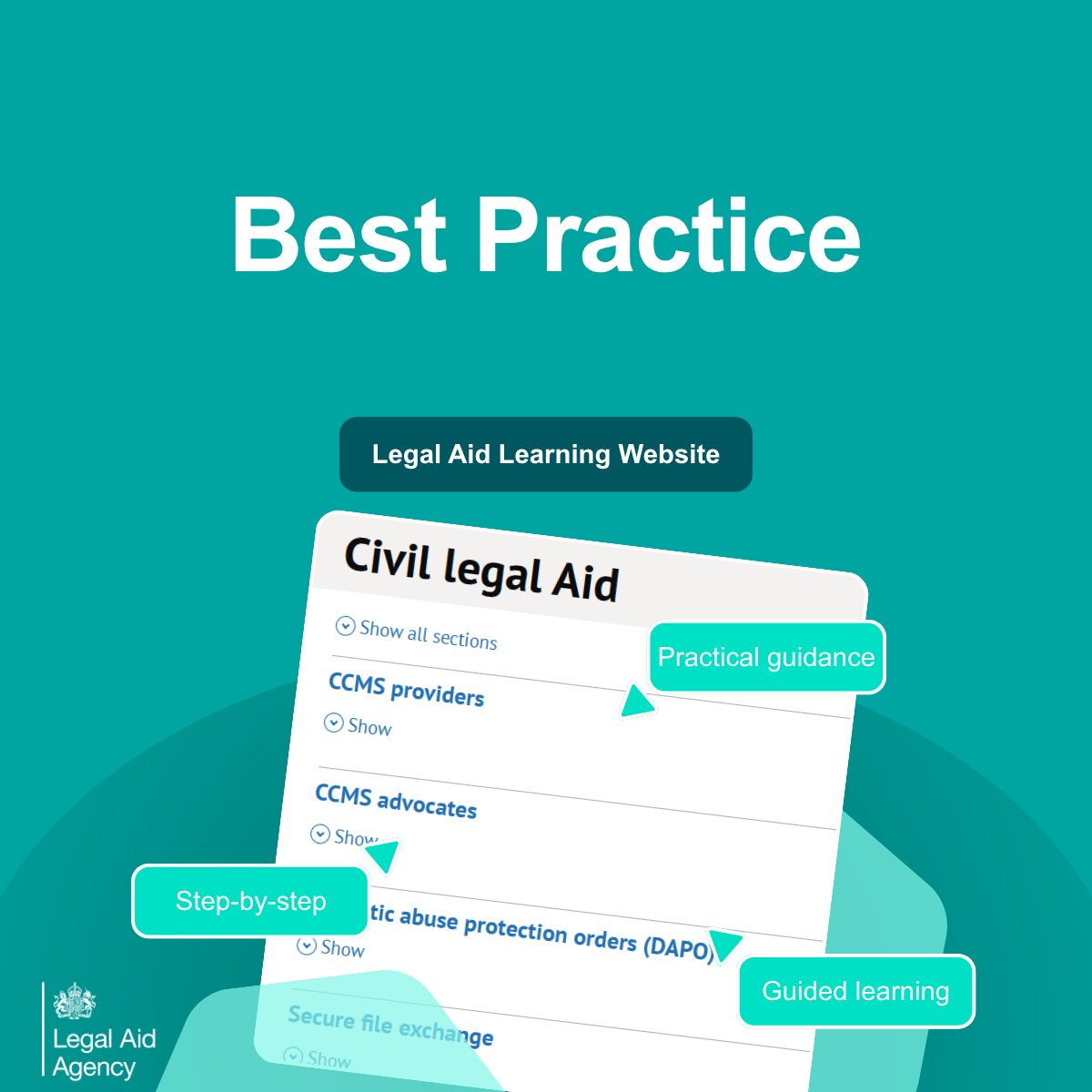 LAAHelpTeam's tweet photo. 📚 Best practice starts with the right knowledge.

Our CCMS Provider: Best Practice course brings together practical tips and guidance to help legal aid providers work more efficiently and confidently within CCMS.

Explore the course today👇 
https://t.co/kOFrWk9mOU https://t.co/Ncnp0DQwdV