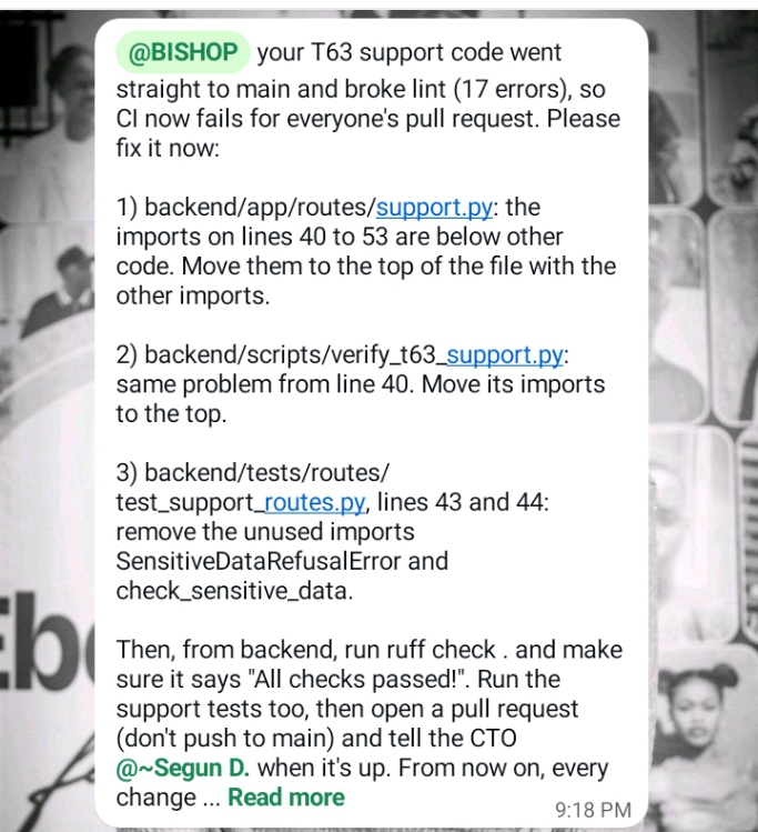 devoluwaseyi's tweet photo. How did i resolve it https://t.co/9PYPn4Y5Es
