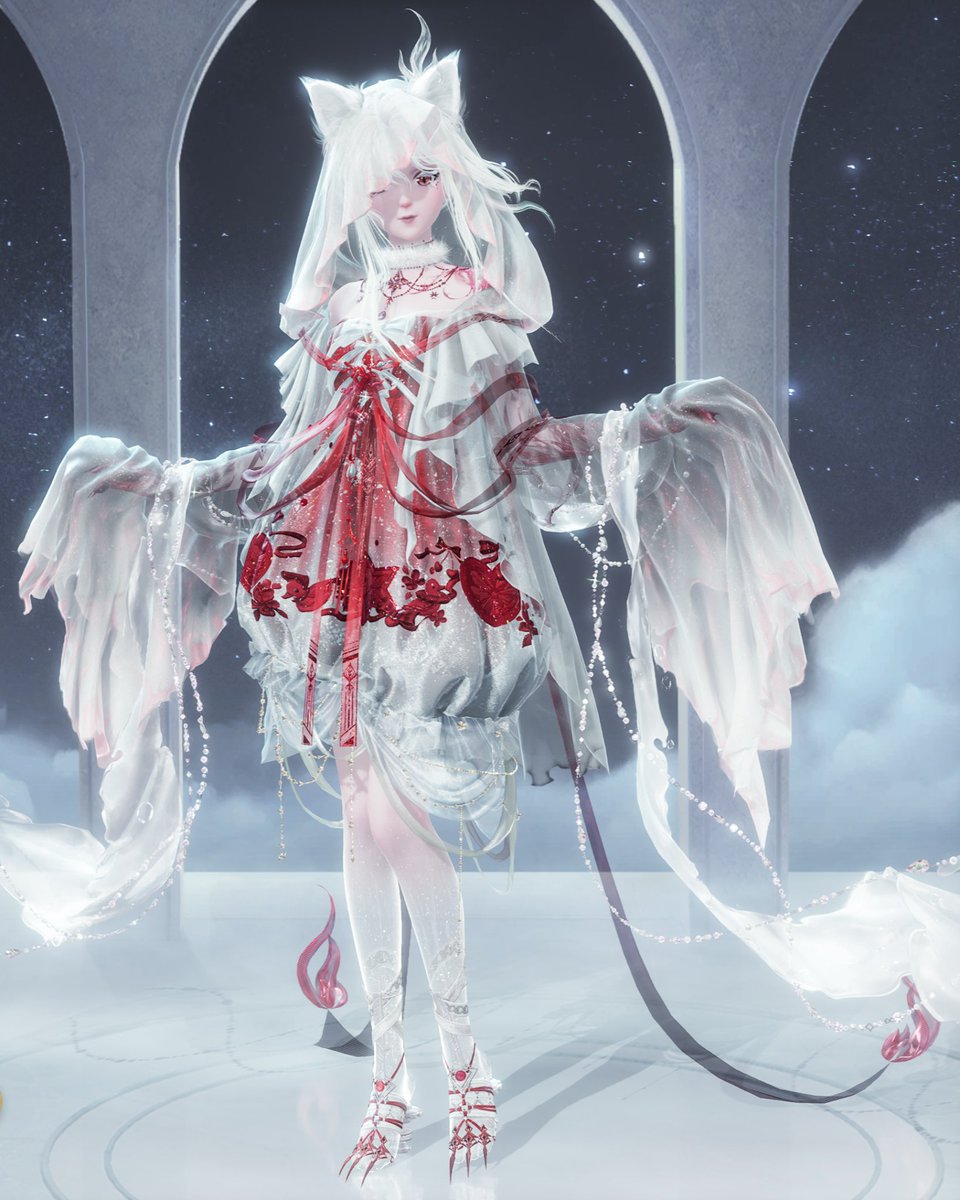 zombae_23's tweet photo. Day 19 - Ghostly Cat 

{#infinityNikki #インフィニティニキ #인피니티니키 #无限暖暖} https://t.co/y6GmOXxUT9