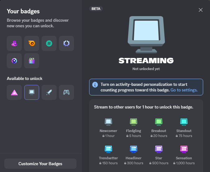kttnboy's tweet photo. 8 years on discord and they didnt want to give me the virgin badge because i didnt have a setting on 🙄 https://t.co/HtRSlozQA1