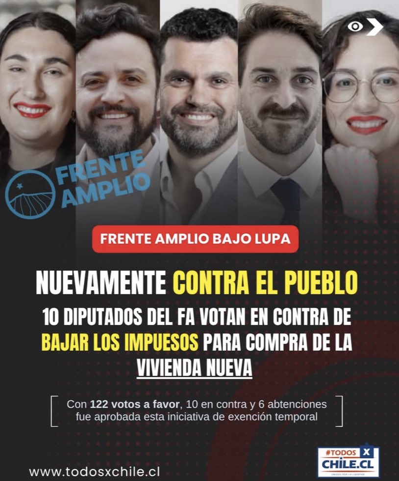 janomatusmc's tweet photo. ATENCIÓN LA CIUDADANÍA :

¿ Porqué @elfrente_amplio le niegan un beneficio directo a la gente que necesita comprar su primera vivienda casa ?

Ellos les deben una explicación. https://t.co/tuRR74eJdA