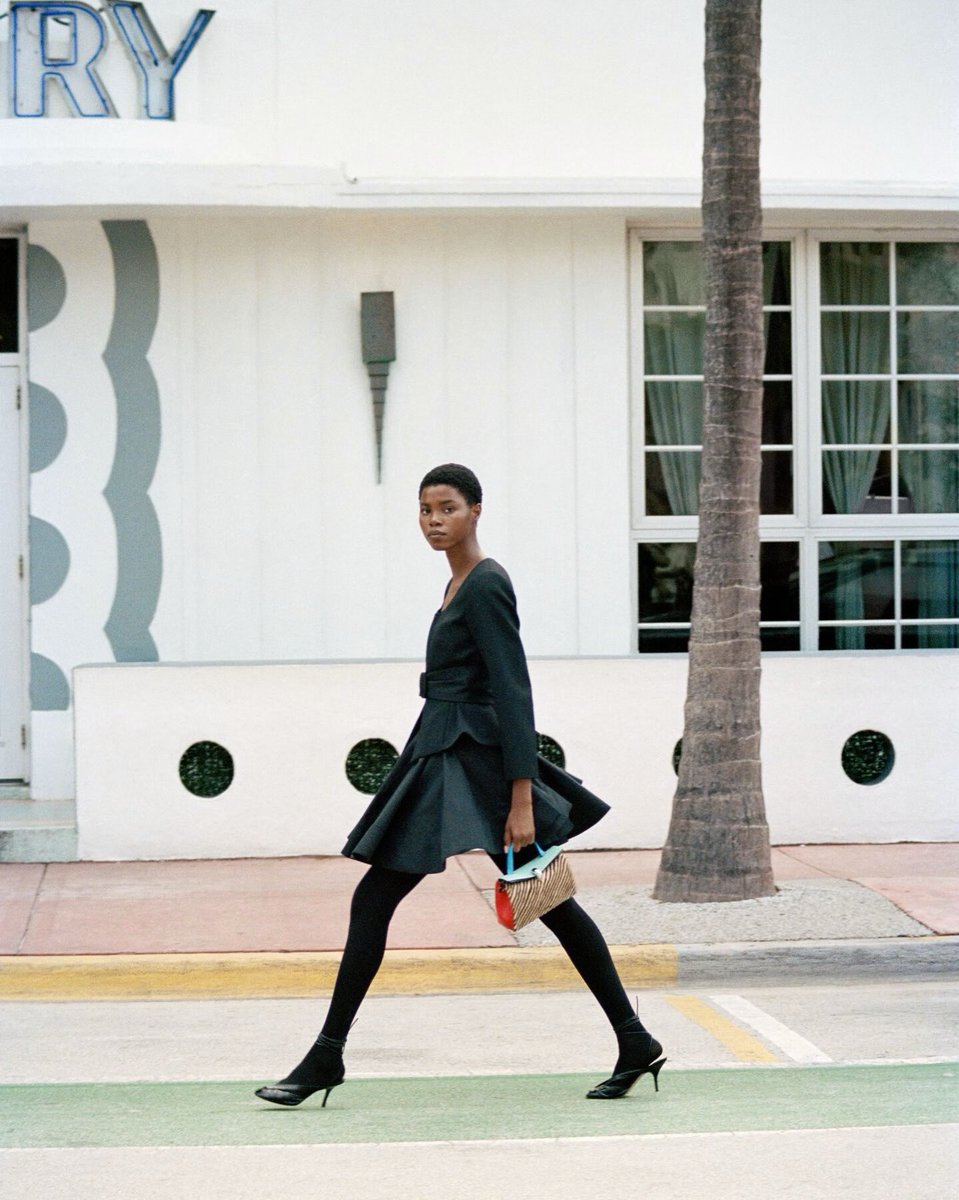 NoteSphere's tweet photo. Victoria Fawole photographed by Dudi Hasson for Jacquemus (2026) https://t.co/slhLtdm6xr