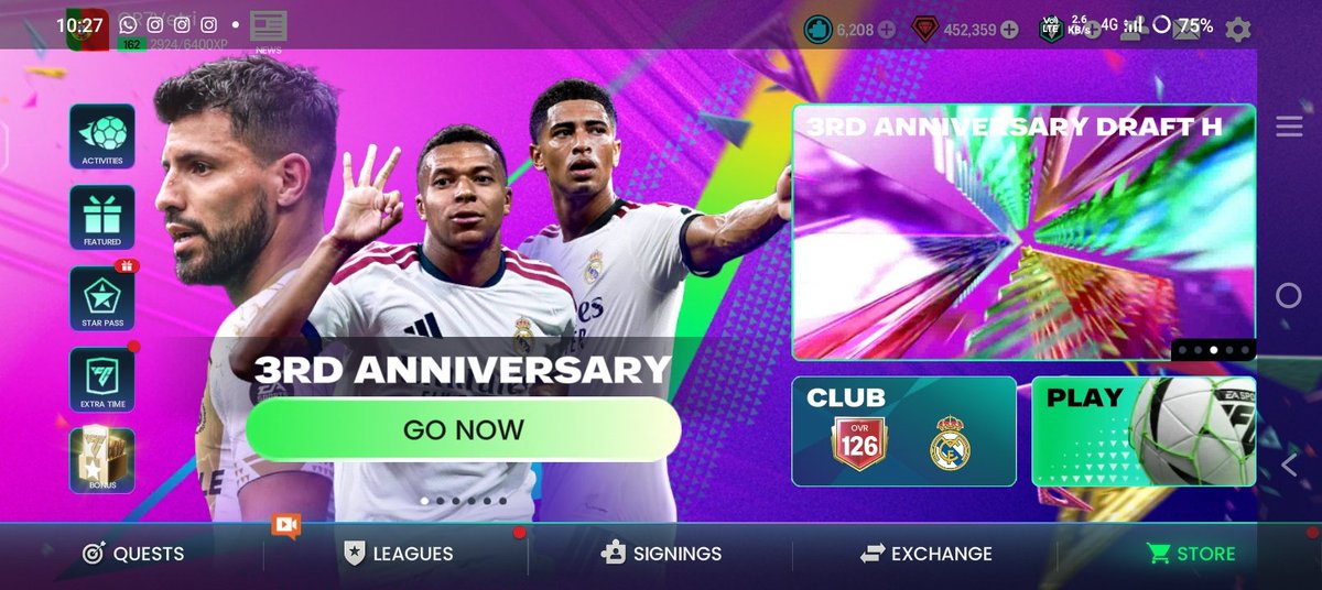NVetri93456's tweet photo. @FCMMIZ Ovr : 126
Coins : 1 Billion 
Gems : 4.50 lakhs 
Drafts : 57
Shards : 6000+ 12,000 in my release players cost 
Changes : Wants to replace Valverde and Sign R9 from shards and pack some good Pool a players in drafts ✌🏼❤️ https://t.co/j4cCpjM8s5