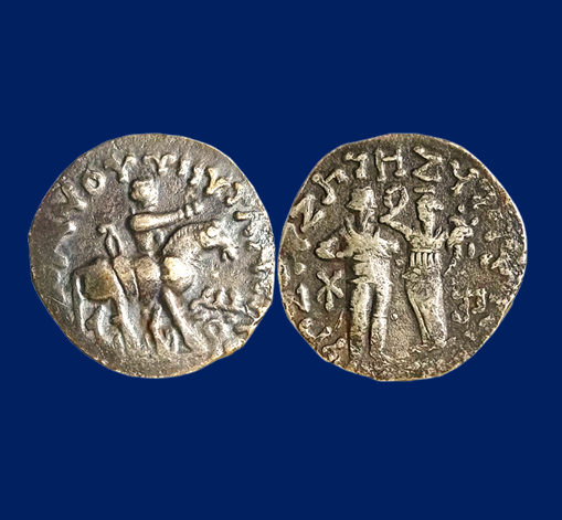 MintageWorld's tweet photo. Silver Tetradrachm of the Northern Kshatrapas

The Kshatrapas of Kashmir form part of the fascinating history of the northwestern Indian subcontinent, a region shaped by the movement of Central Asian peoples and the interaction of diverse cultures. Among these were the Sakas, or Scythians, who established their authority over territories in present-day Pakistan and northwestern India. Their rulers adopted the title Kshatrapa, derived from an Old Persian term meaning governor or territorial protector. Over time, some Kshatrapas exercised considerable autonomy, leaving behind a rich numismatic legacy.

For more info., https://t.co/o2tGSZeOzm

#SilverTetradrachm #Zeionises #Kshatrapas #IndoScythian #AncientCoins #Numismatics #Coins #money #AncientIndia #Taxila #Kharosthi #Bactrian #ScythianHistory #CoinsofIndia

@taxilamuseum @ASIGoI @and_jammu86254