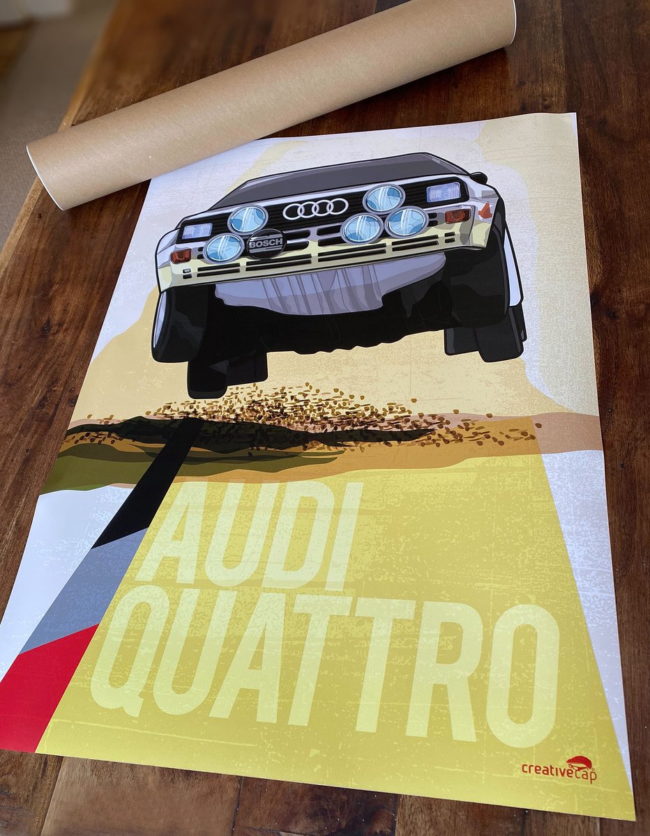 creativechrispy's tweet photo. 🇩🇪 WRC Wednesday… https://t.co/OW16cJ15p8

#WRCWednesday #Rallying #HistoricRallyCar #Legends #Motorsport #RallyCar #Rally #GroupB #Audi #AudiQuattro #AudiSport #Quattro #AudiMotorsport #RallyLegend #WRC #German #RallyArt #WallArt #Etsy #EtsyShop #GraphicDesign #Illustration https://t.co/SlBXdZh80r