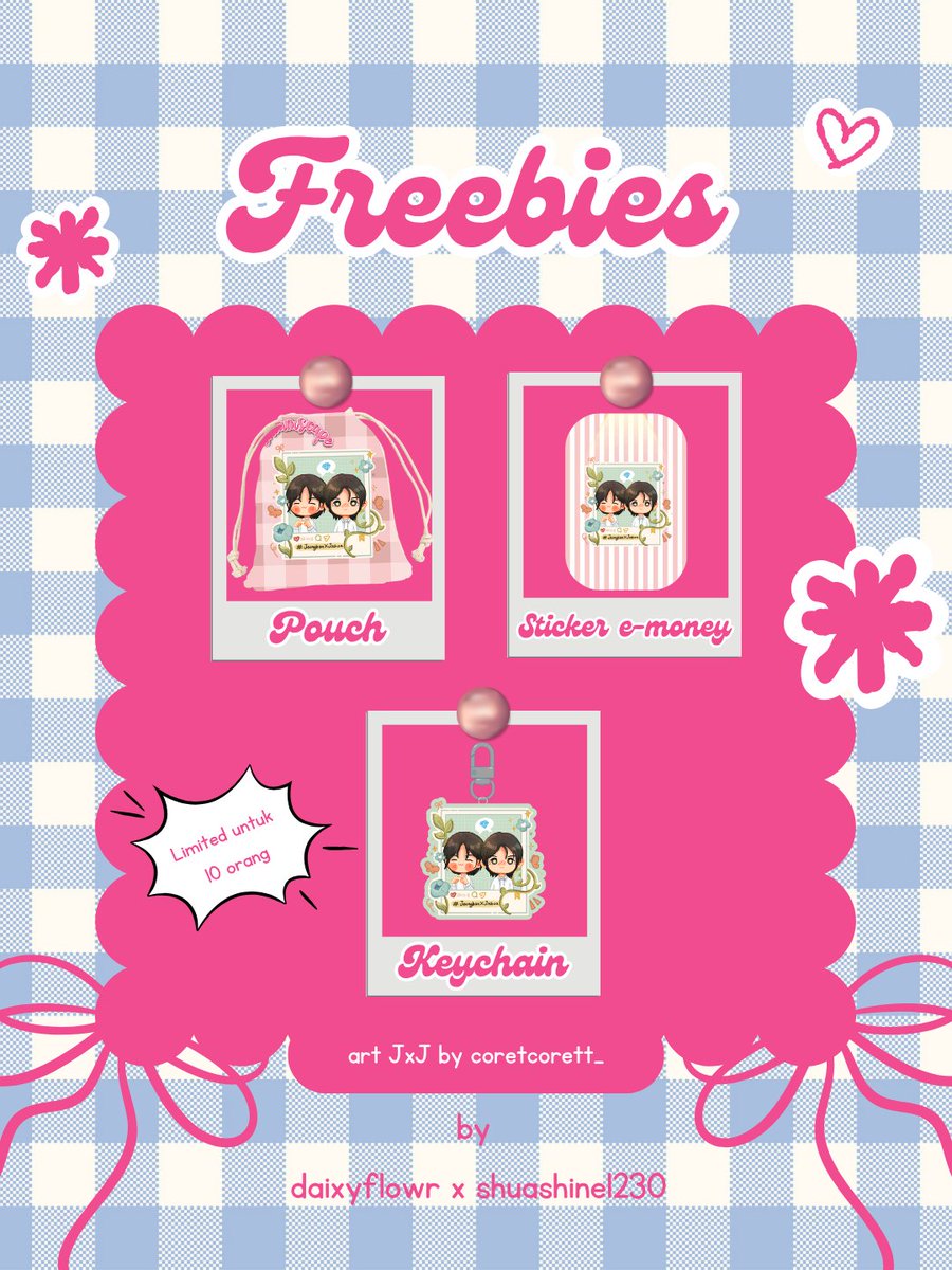 shuashine1230's tweet photo. 𝄞⨾𓍢ִ໋ JXJ DEBUT ONLINE FREEBIES  by @shuashine1230 &amp; @daixyflowr  𝄞

❗️LIMITED❗️
Rules:
- RT &amp; like tweet ini
- INA carat/Jsss/Jjf
- proof mv streaming 12 O’clock
- bersedia bayar packing
- DON’T THROW AWAY
- tag us if you get it

nanti yg dapet kita DM ya~ https://t.co/V5242WT4KK