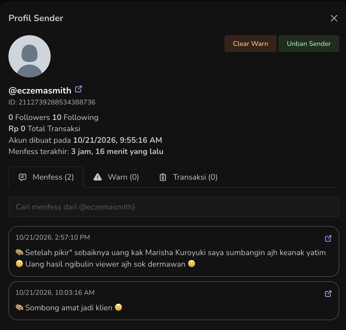artistmenfess's tweet photo. Halo, dikarenakan ada sender yg bikin rusuh dan akunnya ganti2 terus walau sudah di-banned, untuk saat ini menfess hanya untuk yg sudah difollback.

Untuk temen artists yg blm difollback silakan comment saja nanti admin follback.

Terima kasih ❤️ https://t.co/ReLTpWID3d