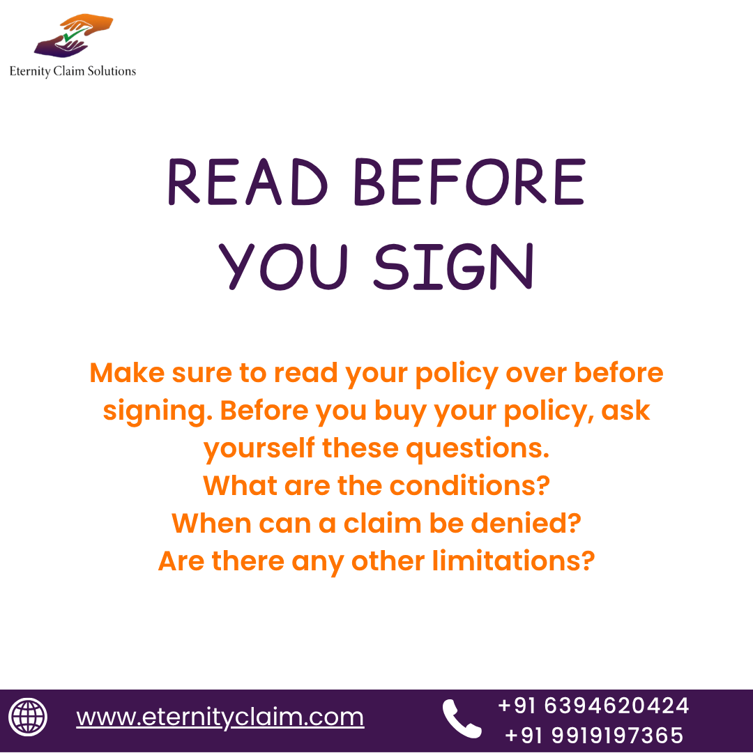 EternityClaim's tweet photo. Never Assume. Always check your policy. Know your coverage, exclusions and waiting periods.
Insurance Policy Coverage, Insurance Exclusions, Waiting Periods, Health Insurance Tips, Insurance Claim Help,Eternity Claim Solutions
#InsuranceAwareness #InsuranceTips #HealthInsurance https://t.co/7Ga8YKPGNu