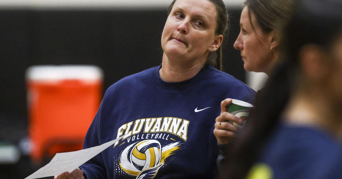 DailyProgress's tweet photo. The Fluvanna County volleyball team has a 16-5 overall record and 9-2 district record in Aime McCall's first year as head coach despite significant roster turnover. ➡️ Find link to story in bio https://t.co/08jxSQREjh
