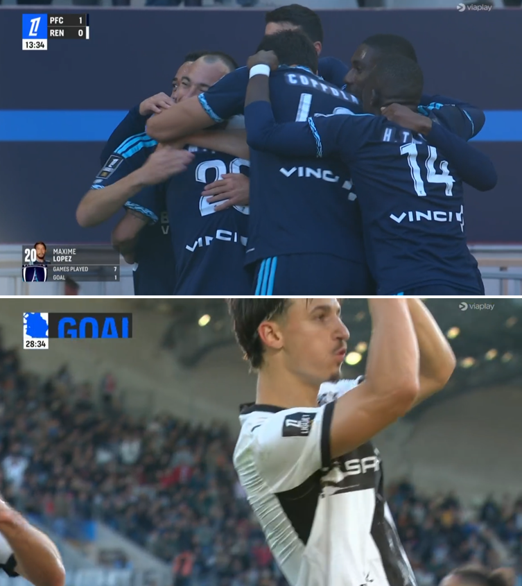 foet247europa's tweet photo. Paris FC secured a 4-3 victory over Rennes in a Ligue 1 match featuring four penalties. #PFCSRFC https://t.co/Vho6UlK0QW