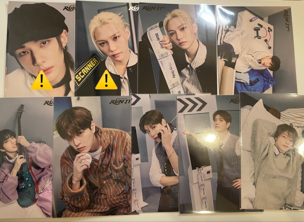 skz_n_LeeKnow's tweet photo. StrayKids RUN IT  ラントレ　交換

【譲】🐖🐇🥟🐿️🐥🐶🦊
⚠️初期難（光を当てると薄っすら見えます）

【求】画像④リノ🐰

郵送での交換希望📮 https://t.co/JY8sqowYQp