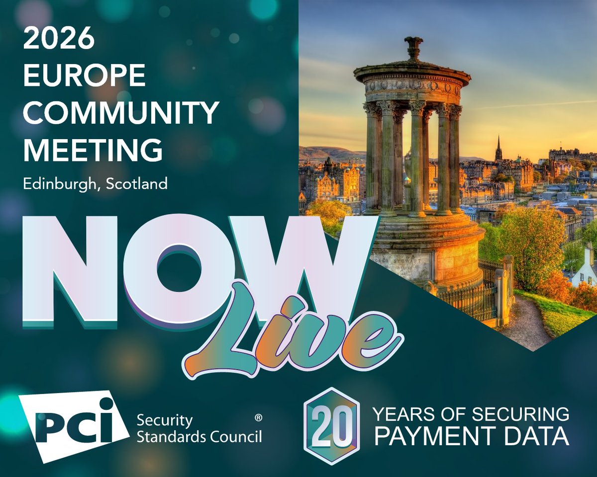 PCISSC's tweet photo. While you’re exploring the #PCIEURCM26 Vendor Showcase, be sure to stop by and say hello to @vikingcloudcom!

We’re proud to have VikingCloud joining us in Edinburgh as a Platinum Sponsor of this year’s Community Meeting.

#PCISSCTurns20 https://t.co/O5yFX1I1Qm