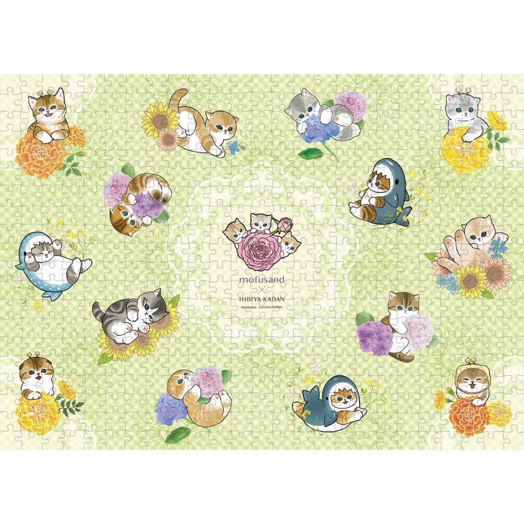 mofusand×日比谷花壇 500ピースジグソーパズル 完成品 モフサンド mofusandもふもふマーケット公式 on X: 