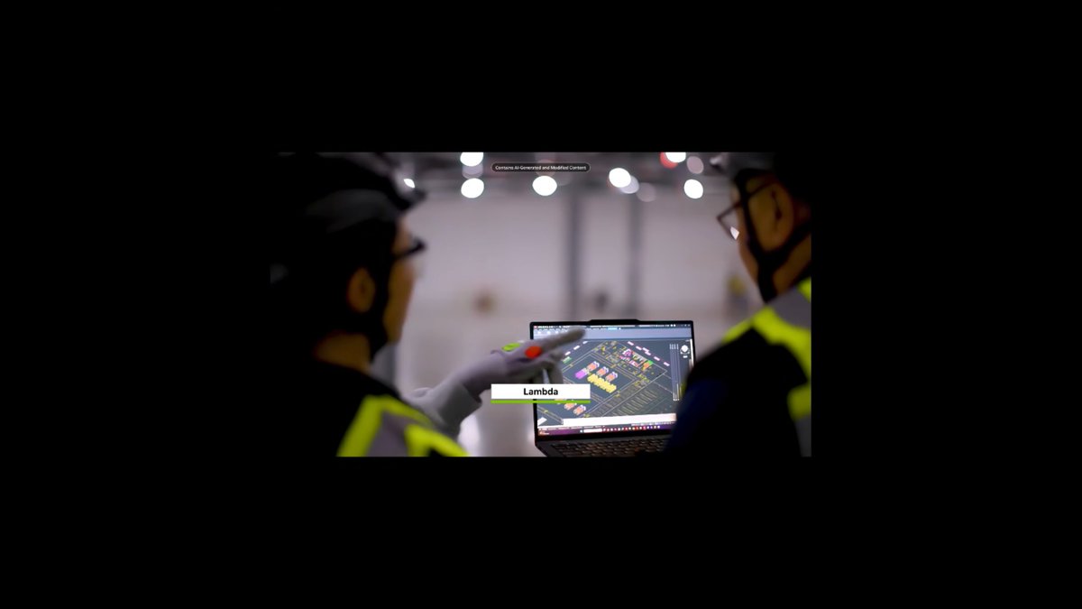 LambdaAPI's tweet photo. That's Lambda in the NVIDIA GTC Berlin keynote.

We're building with @NVIDIA on secure, efficient AI infrastructure, including an NVIDIA DSX MaxLPS proof of concept, plus support for Confidential Bare Metal and the NVIDIA OpenShell Reference Architecture.

#NVIDIAGTC https://t.co/wnPVlOM6Gc