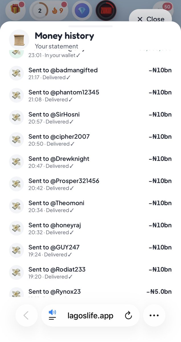 NIP_lagoslife's tweet photo. 💸Big shoutout to everyone who received billions in today’s NIP Daily Giveaway🎉🔥

Stay tuned for tomorrow’s edition. More fun, more rewards👀😎click the link on our bio to join #LagosLife #LagosLifePolitics #lagoslifegame https://t.co/QYOU4HcoWc