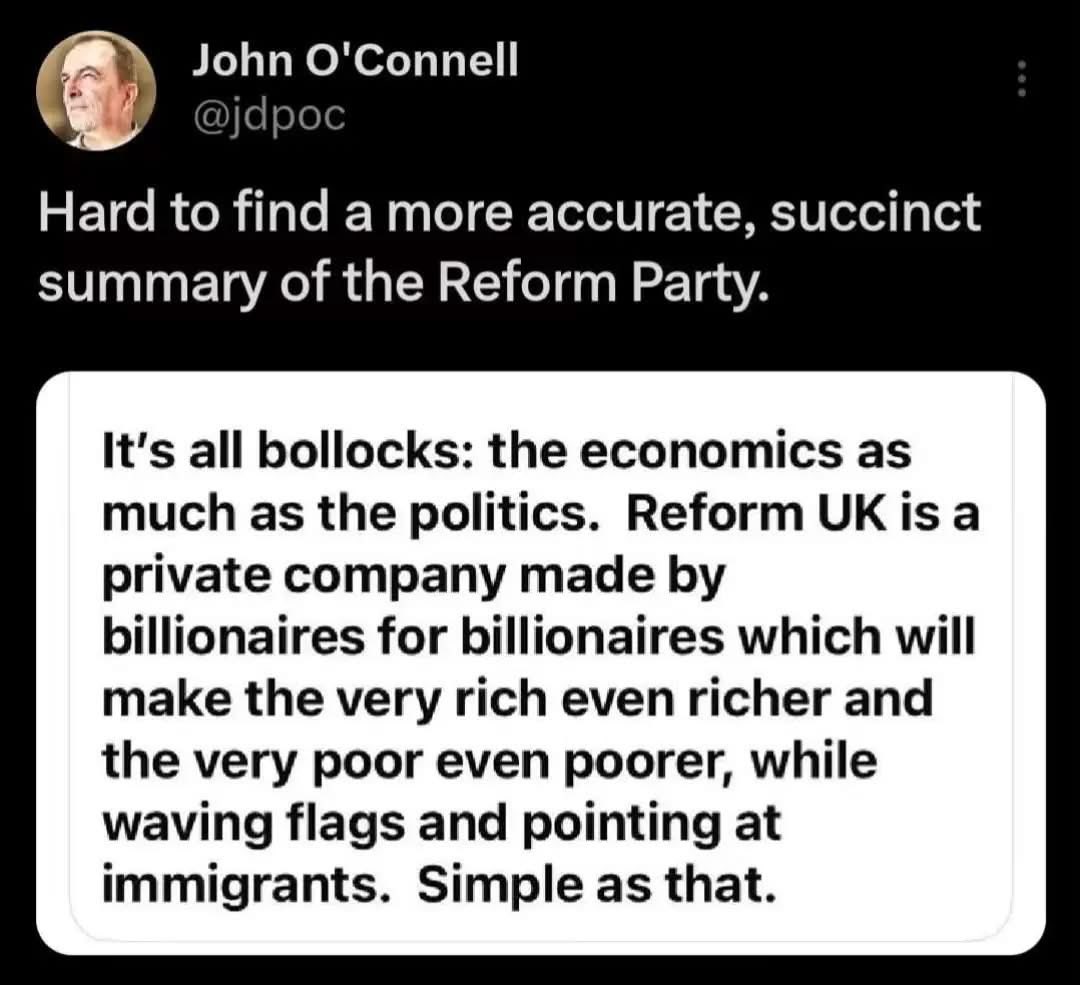 martindvz's tweet photo. “Reform is a private company made by billionaires for billionaires”. https://t.co/hX7L9mytmm