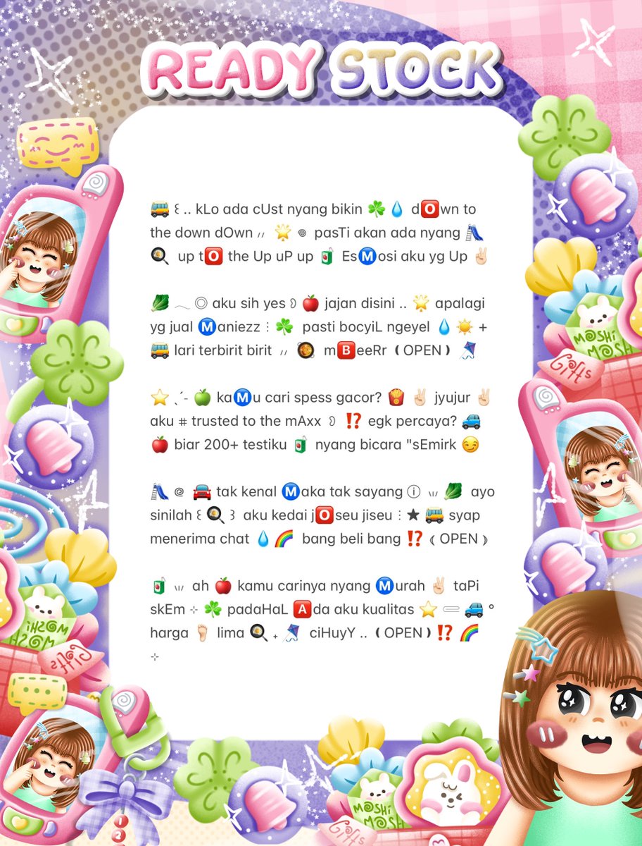 charmouraa's tweet photo. ◎ 💭 ˚ help repost? thank you 🎀 💬

🍏 gucyyy aku bawa ☘︎ 15 wording bio X &amp; 2 wording bio wabis ៸៸ 👛 𓊔 🚘 price only @ 3.500 &amp; @ 6.000 𖠗 ⁺ ☘️🚙 bisa kamu jemput by dm atau wassap 🌟  ーこらいと。。
#zonauang https://t.co/QrPxHy3yYd