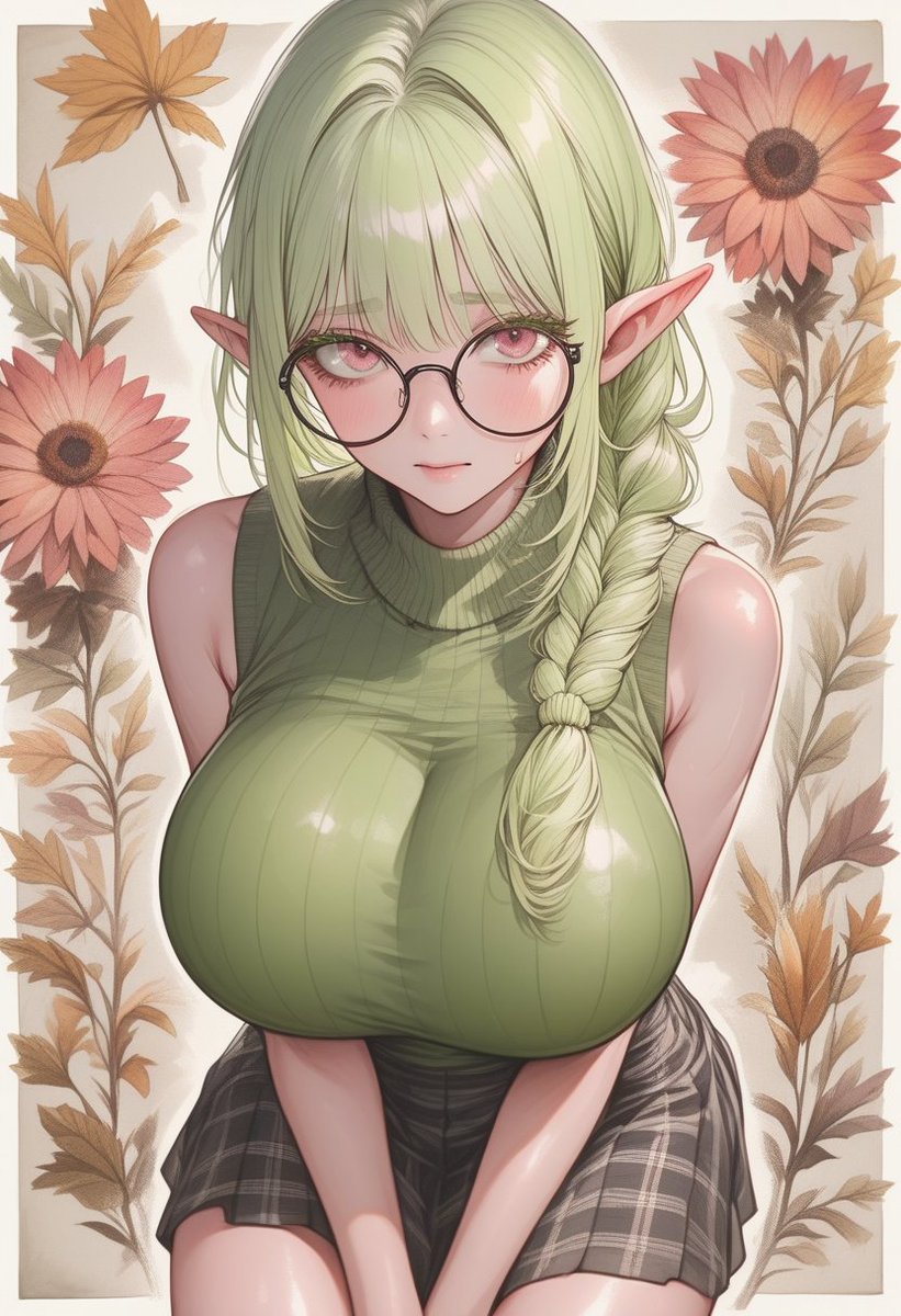 k_b_parka's tweet photo. 【グリーンノースリーブのメガネっ娘エルフ その２】

#AIイラスト #DaysAI #AIイラスト好きと繋がりたい https://t.co/qEm3V0Eik3