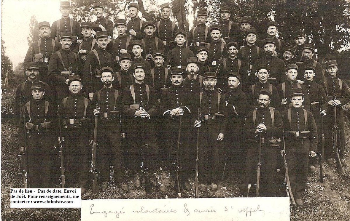 Le_Chtimiste's tweet photo. Engagés volontaires et sursis d'appel du 22ème régiment d'infanterie-  Merci à Joël #Chtimiste #22eRI https://t.co/ufJzvyyhrs
